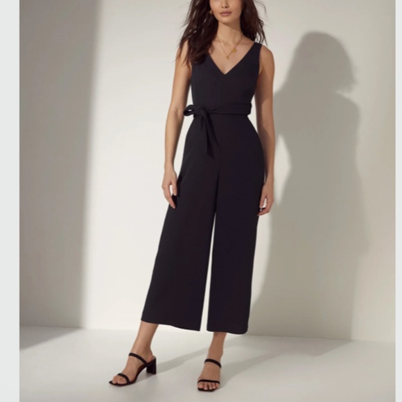 Aritzia Wilfred Ecoulement Black Jumpsuit - Picture 4 of 4